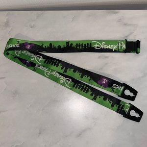 Disney parks Mickey spider Halloween popcorn bucket strap lanyard purple green